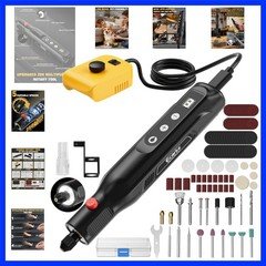 Cordless Rotary Tool Kit Compatible with Dewalt 20V Battery, 25000RPM 5-Speed...