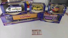 Corgi Cadbury's Boxed x5 Diecast Model Collection Bundle.Creme Egg, Crunchie.Vgc