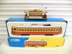 Corgi O-scale Diecast PCC Trolley, St. Louis (lot s)
