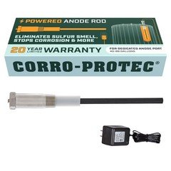 Corro-Protec Powered Anode for Water Heater, 20-Year Warranty + Eliminates Smell