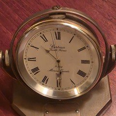 Cortina Kurth Freres Marine Quartz No 7354 Date Desk Clock
