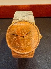 Corum 1904 Twenty Dollar US Gold Coin "Double Eagle Liberty Head" Watch