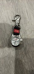 Craftsman Watch with Tape Measure Pocket Watch Silver Tone