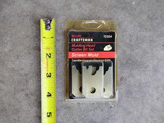 Craftsman Wood Molding Head Cutter Bits Screen Mold Bits New Set 92354