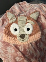 Crochet Bingo Hat From Bluey Adult Size