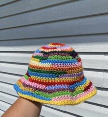 Crochet Scrap Bucket Hat