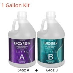 Crystal Clear Epoxy Resin - 1 Gallon Kit - for Jewelry DIY Art Crafts Tumbler
