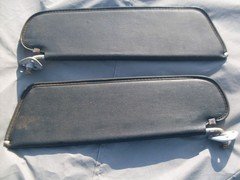 CUDA Sun Visors 72 73 74 Black OEM   Chalenger e body mopar