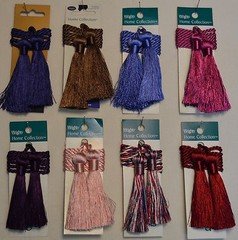 Curtain & Chair TieBack 27"spread with 3" double tassel Set of 2 - 17 colors!!!