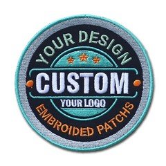 Custom Embroidered Logo Patch, Personalized Logo Patches, Logo Iron On Patch