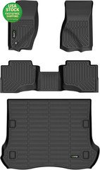 Custom Floor Mats Cargo Liner for Jeep Grand Cherokee 2005-2010 TPE Black