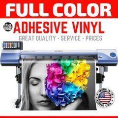 Custom Full Color Film Sign Self-Adhesive Outdoor Windows Vinyl Decal Sticker
