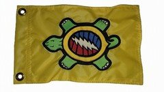 Custom Grateful Dead Terrapin Turtle Flag Rock Band Mascot Boat Flag 10x15