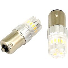 Cyron Lighting Led Bau15S PY21W Pair Single Contact Offset Pin AB7507E-W