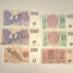 Czech Banknotes Lot 6 Notes: 2x1000, 200, 2x100, 50  koruna Uncertified 2450