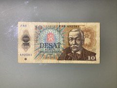 Czechoslovakia 10 Korun 1986 Circulated