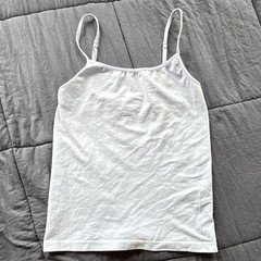 Daisyfuentes Seamless Purple Solid Camisole Tank Spaghetti Strap Stretch S/M