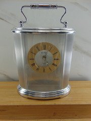 Danbury Clock Company Quartz Clock Heavy Tested Working Vtg 25th Anniversary $50