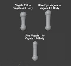 Dangerous Pride Vegeta Conversion Pegs - READ DESCRIPTION!