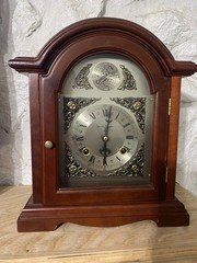 Daniel Dakota 31-Day Mechanical Mantel Clock Tempus Fugit