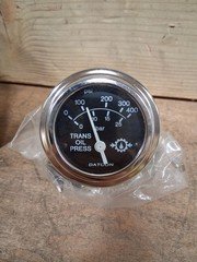 Datcon transmission oil pressure gauge 2" 0-400 psi 105760 new 12V model 888 IP
