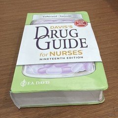Davis’s Drug Guide for Nurses 19th Ed. Paperback - Unused Access Code Included