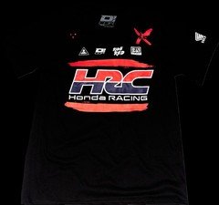 Dcor Visuals 80-124-4 T-Shirt Honda HRC XL Black