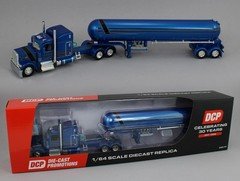 DCP 1:64 *BLUE & BLACK* Peterbilt 589 70" Midroof w/MISSISSIPPI LP TANKER NIB!