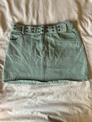 Denim Mini Skirt