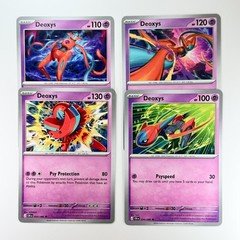 Deoxys Complete Set (4X) 031-034/086 - Chaos Rising (CRI) / NM Pack Fresh