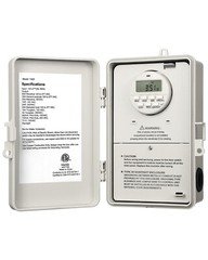 DEWENWILS Pool Pump Timer, Outdoor Digital Timer Box Heavy Duty 7-Day Programmab