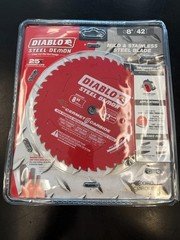 Diablo D0842CF 42 Tooth Steel Demon Cermet II Saw Blade 8 Dia. in. NEW