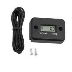 Digital Engine Hour Meter 9999.9H For Lawn Mower Generator Dirt Bike Boat ATV