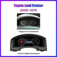Digital Instrument Gauge Cluster Speedometer For Toyota Land Cruiser 2008-2015