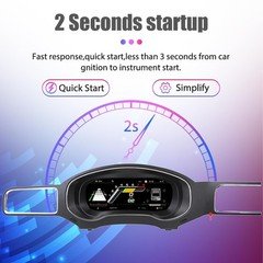 Digital  LCD Dashboard Speedometer Instrument For Volkswagen Jetta 2011-2014