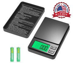 Digital Pocket Scale 1000g x 0.01g Precision Gram Jewelry Gold Coin Weight Scale