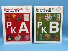 Dimensions Math PK Student Text A & B - Singapore Preschool