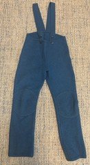 Disana Kids 100% Wool Overalls EU Size 122/128 US 6-8 Blue