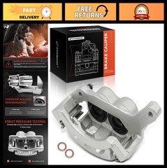 Disc Brake Caliper Assembly with Bracket for Dodge B1500, Ram 1500 Van 98-02 - F