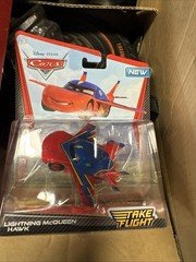 Disney Pixar Cars - LIGHTNING MCQUEEN HAWK Take Flight Air Mater - 1:55 Diecast