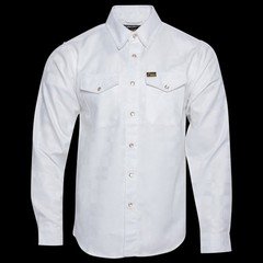 Dixxon Flannel Escobar Mens Limited Edition White Size Large