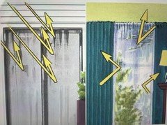 DIY Solar Curtain Sheets 2 Count, 60 By 84 Inch To Reflect Sun Heat To Cool Room