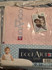 DockATot GRAND SPARE Replacement Cover Pastel Pink Stage 2 Cotton 9-36 Month NEW