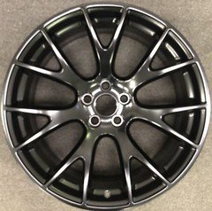 Dodge Hellcat Wheel Touch Up Paint  Satin Black 