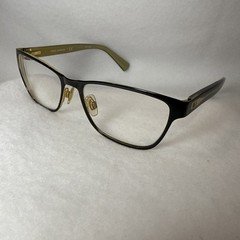 Dolce & Gabbana Eyeglasses DG 1273 1268 Black on Gold Square Frame 53[]16 140