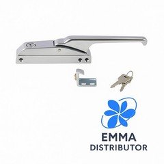 DOOR EDGEMOUNT MECHANICAL LATCH SET WITH ADJUSTABLE STRIKER  & KEYS