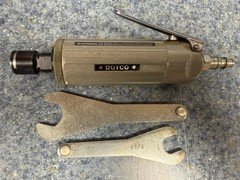 DOTCO Straight Grinder 1/4 in Collet Model 10L2502C 18,000 RPM WITH WRENCHES