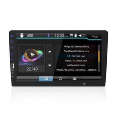 Double Din Car Radio MirrorLink Buletooth USB FM TF 12V Touchscreen 9 inch