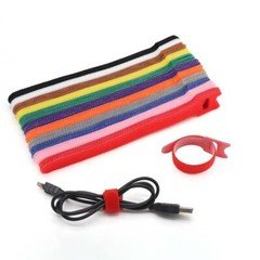 Double sided Strapping Reusable cable ties 12mm wide,Self-adhesive Cable Tidy