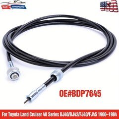 Drive Speedometer cable For Toyota Land Cruiser FJ40 FJ45 1960 1961-1984 Black